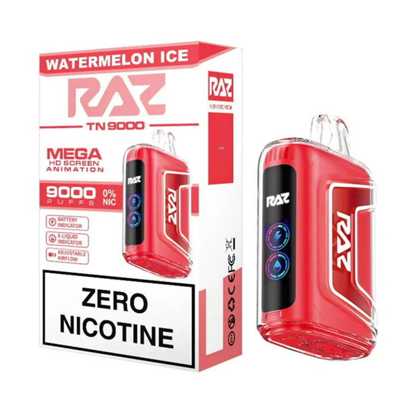 RAZ TN9000 Zero Nicotine Vape | Prime Supply Distro