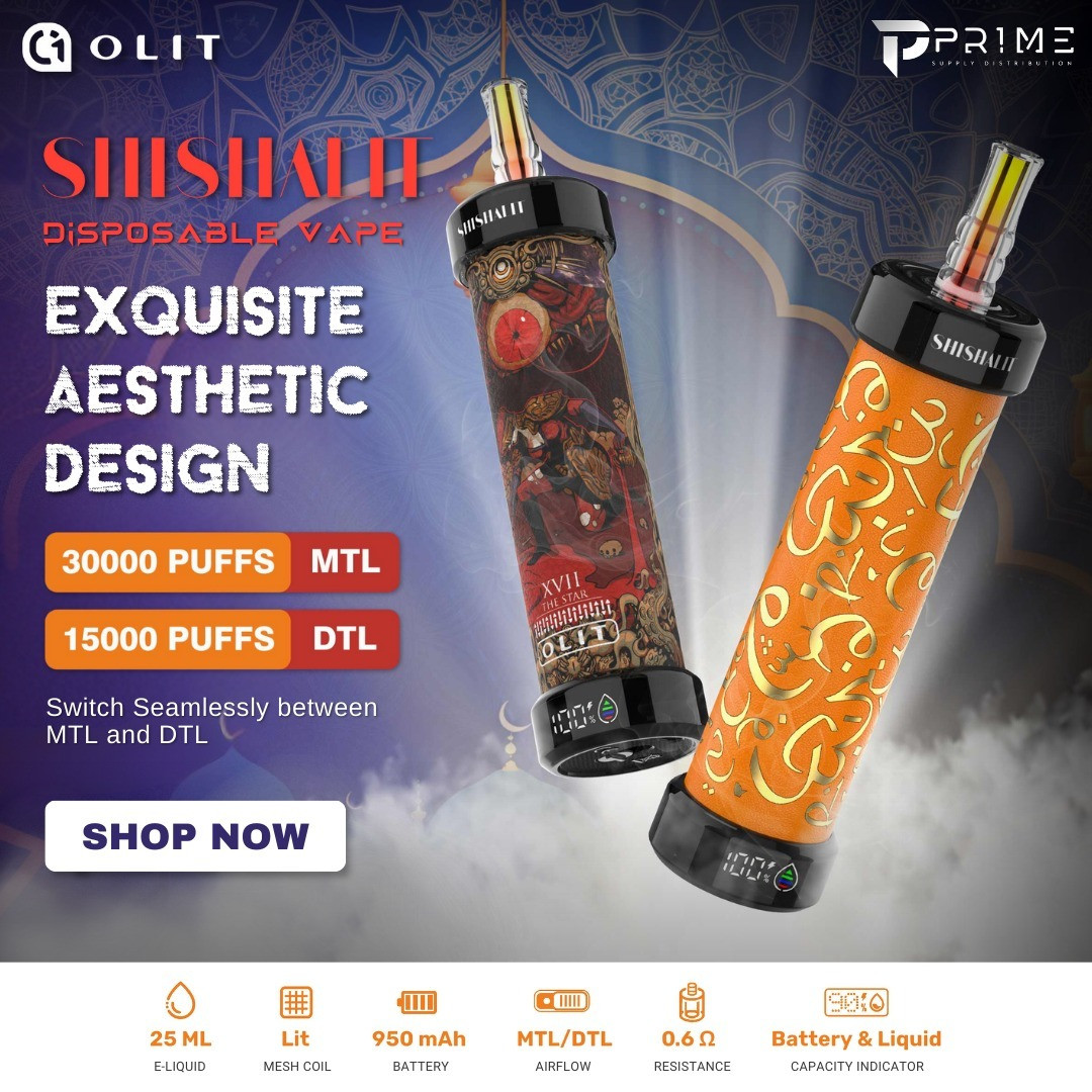 Olit Shishalit 30K Disposable E-Hookah | Prime Supply Distro Olit Shishalit 30K Disposable E-Hookah | Prime Supply Distro