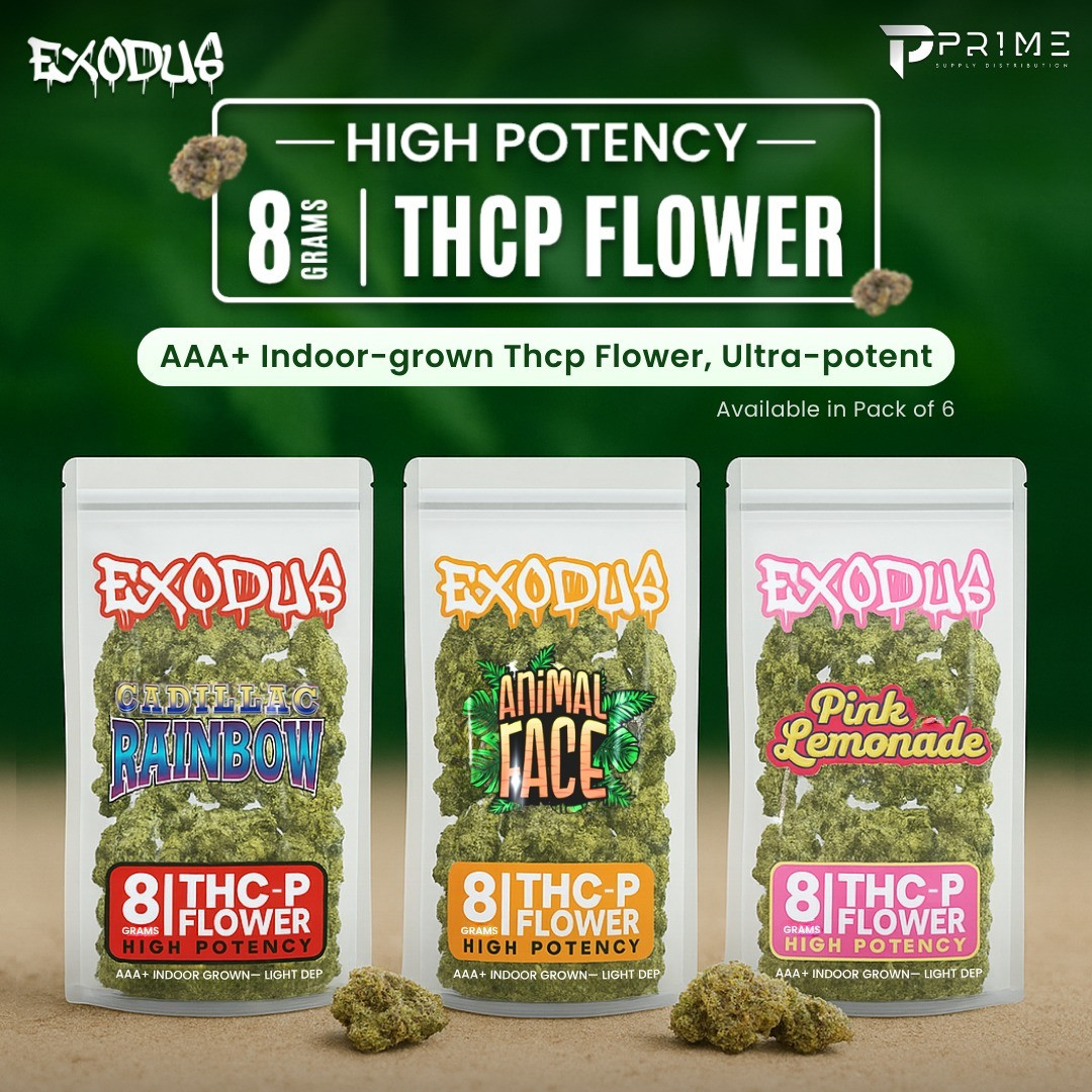 Exodus High Potency THCP Flower 8G | Prime Supply Distro