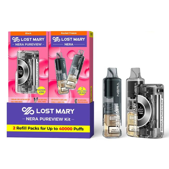 Lost Mary NERA Pureview 40K Vape Kit | Prime Supply Distro Lost Mary NERA Pureview 40K Vape Kit | Prime Supply Distro