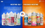 E-Liquid Showdown: Nicotine Salt vs Freebase E-Liquid, Which Vape Juice is Right for You?