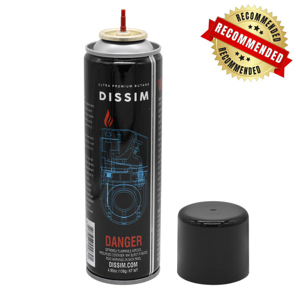 Dissim Ultra-Premium Butane Fuel - High-Altitude Formula for Reliable Lighter Performance"