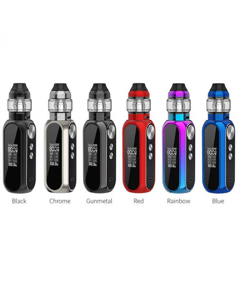 Elevate your vaping experience with the OBS Cube 80W Vape Kit, showcasing ergonomic design and three chic colors.