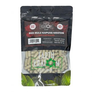 Red Hulu Kapuas: Earth Kratom Capsules 300