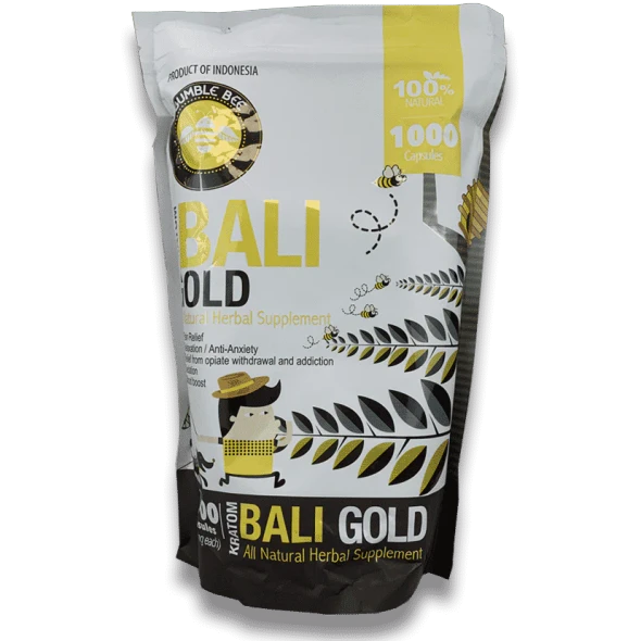 Bali Gold:
Indulge in the warm and balanced embrace of Bumble Bee's Bali Gold Kratom. Carefully sourced from the lush landscapes of Bali, this premium strain is celebrated for its rich and nuanced properties. Known for providing a gentle sense of