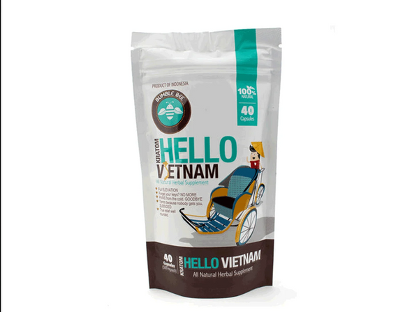 Hello Vietnam Kratom:
Say hello to the distinctive charm of Bumble Bee's Hello Vietnam Kratom, a new and exciting option with unique properties. Sourced from the captivating landscapes of Vietnam, this strain offers a delightful and convenient Kratom experience. Hello Vietnam is celebrated for its balanced properties, providing pain relief, mood enhancement, mental focus, and relaxation. Each 500mg capsule encapsulates the essence of Vietnam's allure, offering a convenient and consistent way to enjoy the benefits of this special Kratom strain.