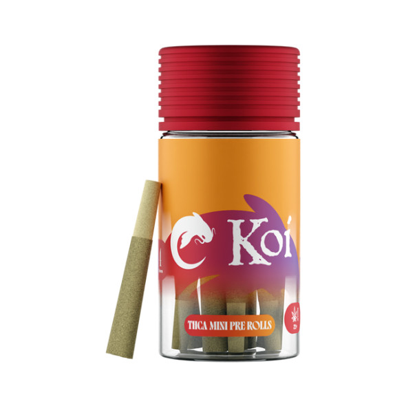 Koi Mini THCA Pre Rolls With Kief Infused 4G