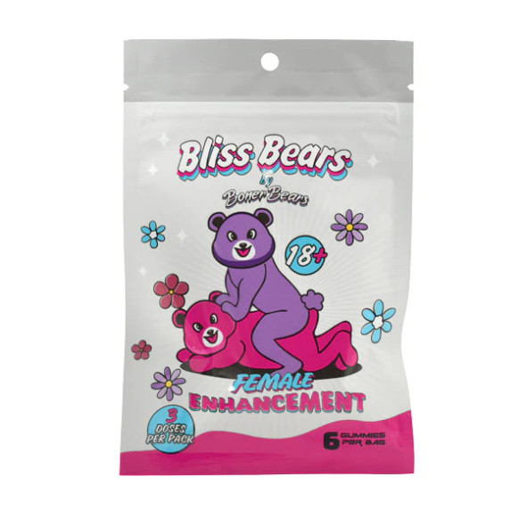 Close-up of Boner Bears Sex Enhancement Gummies - Detailed view highlighting the vibrant colors and appealing texture of the gummies. Each gummy is crafted with a proprietary blend of natural ingredients designed to boost libido and vitality.