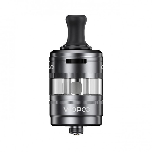 This image showcases the VOOPOO PnP X Pod Tank with its sleek stainless steel and PCTG construction. The tank is displayed with the PnP X 0.15Ω and 0.3Ω coils, highlighting the advanced PnP X Coil technology. The top airflow design is visible, emphasizing its innovative airflow control for optimal flavor and vapor production. The side-filling mechanism is also shown, demonstrating the ease of refilling the tank. Available in elegant black, grey, and silver finishes, this product image illustrates the tank's modern and stylish design.