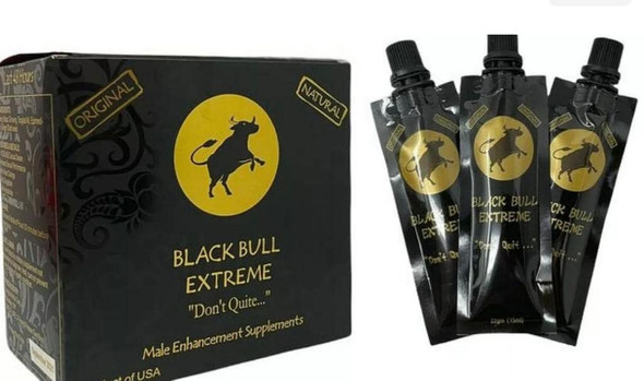 Black Bull Don't Quit Royal Honey - 12 Sachets of Premium Malaysian Royal Honey for Male Vitality and Endurance.