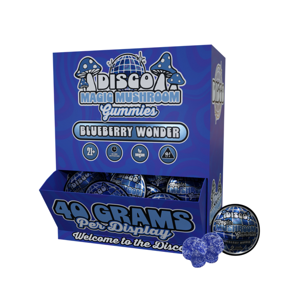 Disco Magic Mushroom Gummies Gravity Display 40G