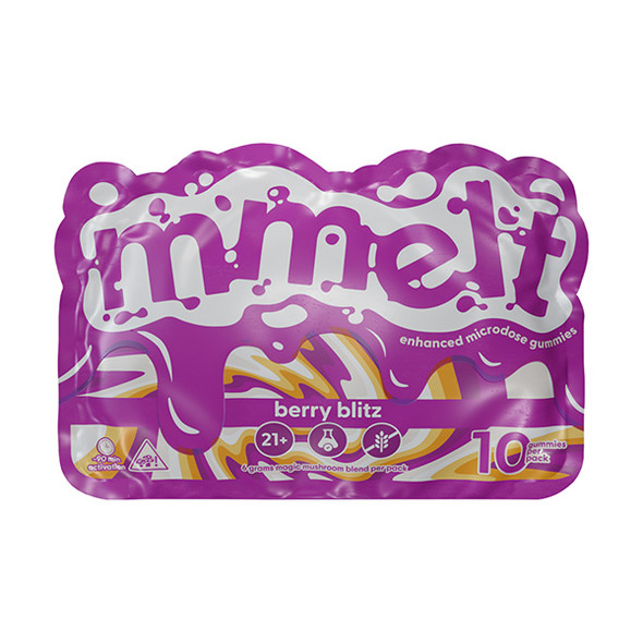 Mmelt Magic Mushroom Gummies 6G (Berry Blitz)