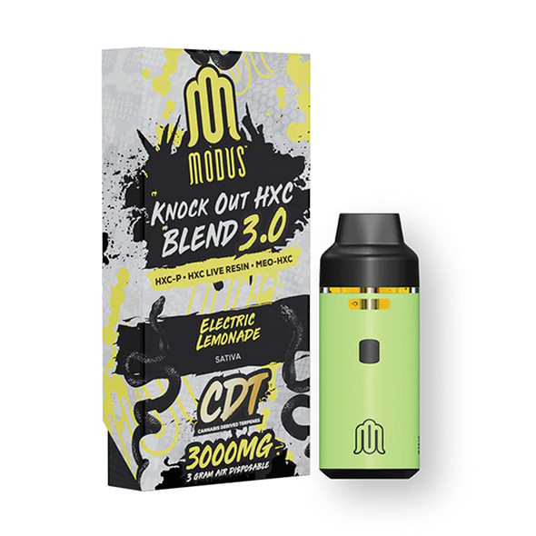 Modus knock out HXC 3G Disposable Electric Lemonade – Sativa