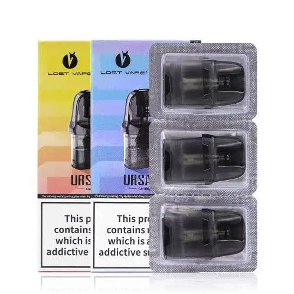 Lost Vape Ursa V2 Pod Cartridge 3pcs/pack 0.6OHMS & 0.8OHMS
