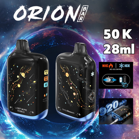 LOST VAPE ORION BAR 50000 PUFFS DISPOSABLE - PACK OF 5
