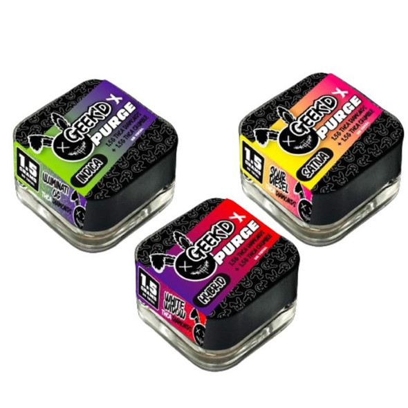 GEEK’D X PURGE THC-A DIAMONDS (2 IN 1) CONCENTRATES 3G 4-PACK