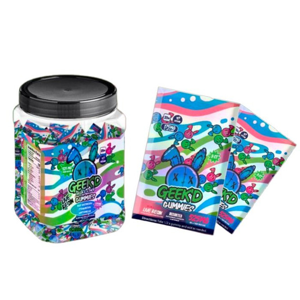 GEEK'D Delta 8 - THCP Gummies Live Resin 21000MG