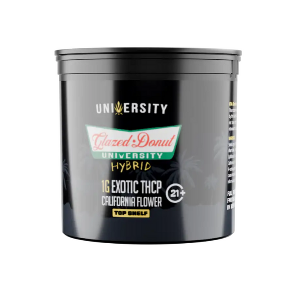 University Exotic THCP Flower 1G - Glazed Donut
