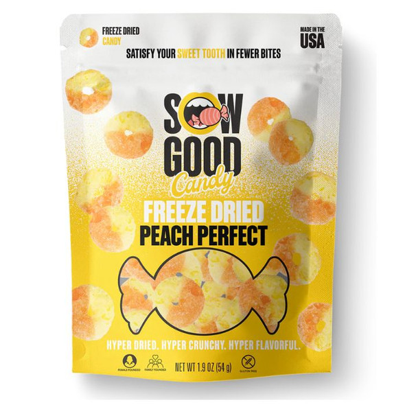 Sow Good Freeze Dried Candy Peach Perfect