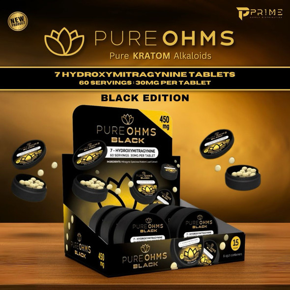 Pure Ohms Black Edition 7-Hydroxy Puck 450MG