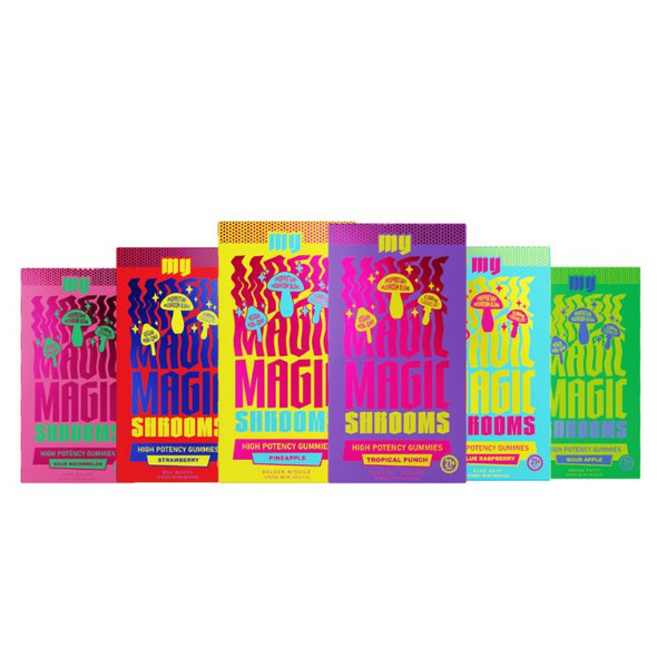 My Magic Shrooms High Potency Mushroom Gummies Flavors