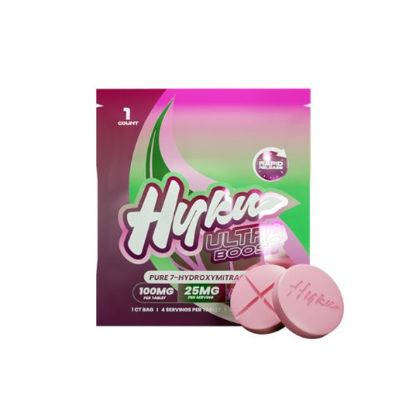 HYKU Ultra Boost 7 Hydroxymitragynine Tablets
