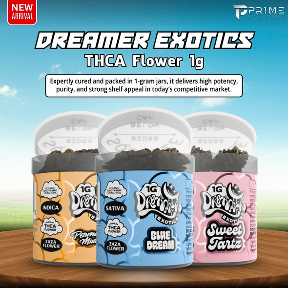 Dreamer Exotics THCA Flower 1G
