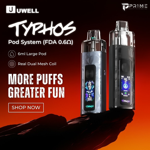 Uwell Typhos Pod System Features