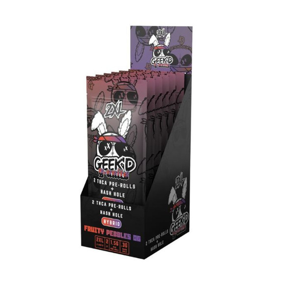 Geek'd 2XL G-Units THCA Pre Rolls 3.6G
