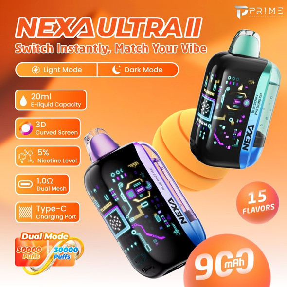 Nexa Ultra II 50K Vape Features
