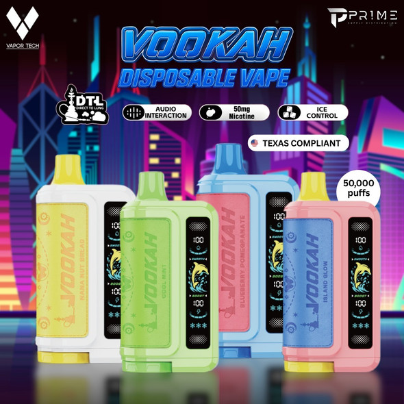 Vookah DTL 50K Vape by Vaportech Texas Compliant Features