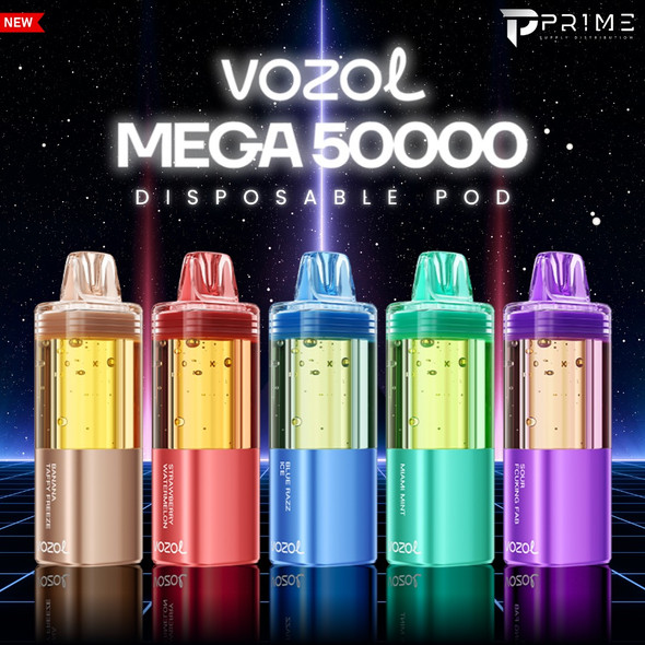 Vozol Mega 50K Disposable Pod Features