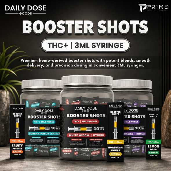 Daily Dose Goods Booster Shots Syringe flavors Features