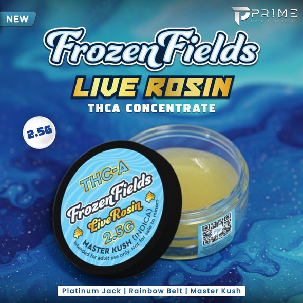 Frozen Fields THCA Concentrate Live Rosin 2.5G Features