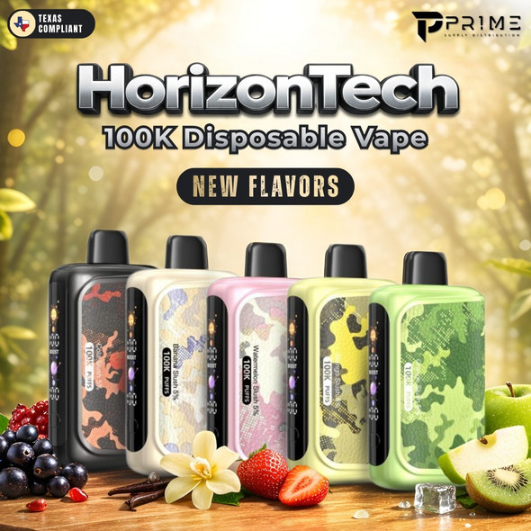 HorizonTech 100K Vape Texas Compliant Flavors
