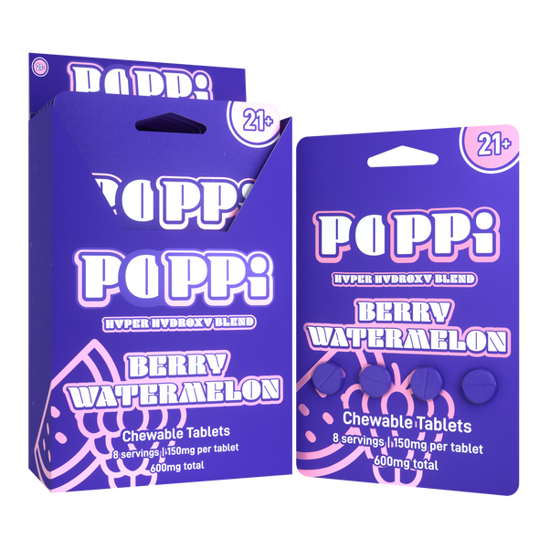 Poppi Hyper 7 Hydroxy Blend Chew Tablets 150MG