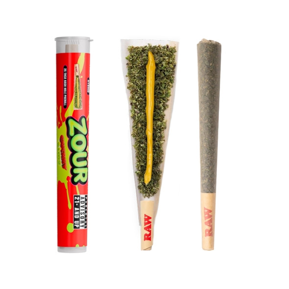 Zour Stash THCA Pre Rolls Hash Holes 2G