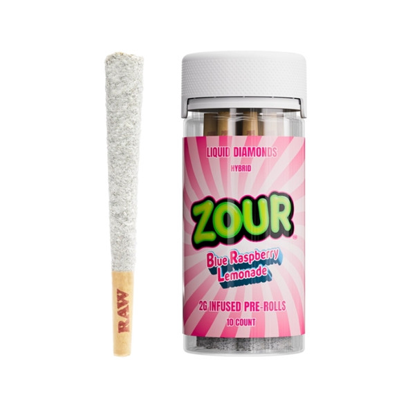 Zour Liquid Diamonds THCA Pre Rolls 2G
