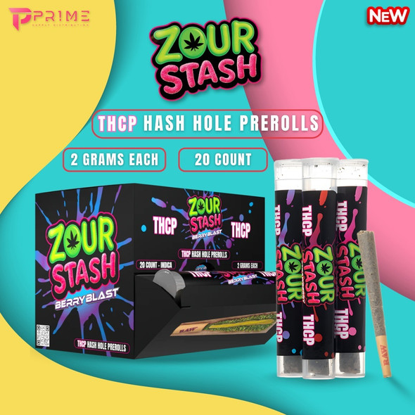 Zour Stash THCP Hash Holes Pre Rolls 2G Features