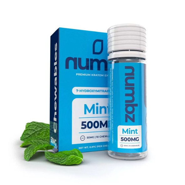Numbz 7 Hydroxy Tablets Chew 50MG Mint
