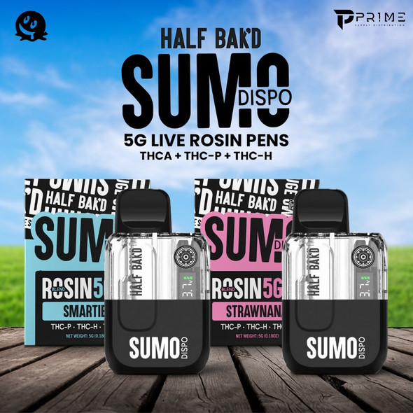 Half Bak'D SUMO Disposable Vape 5G Features