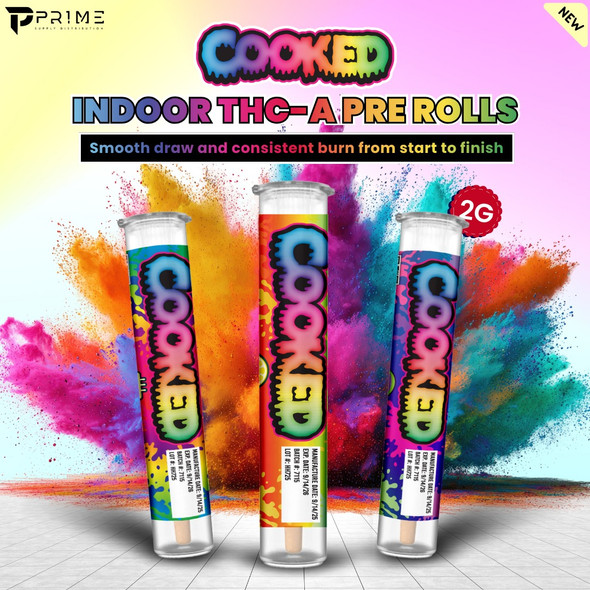 Cooked THCA Pre Rolls Hash Hole 2G