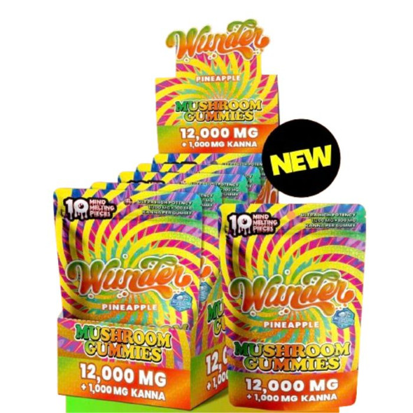 Wunder Kanna Mushroom Gummies 13000MG
