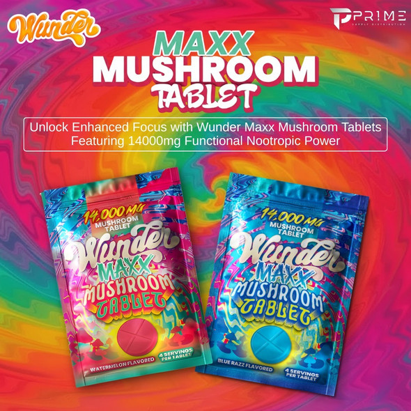 Wunder Max Mushroom Tablets 14000MG Features