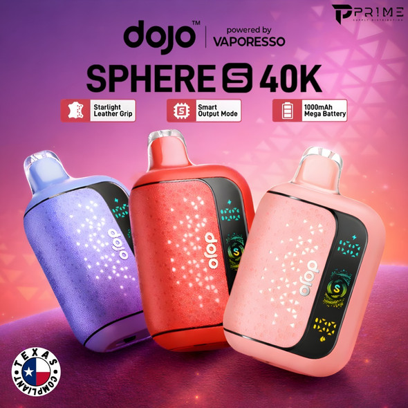 Dojo Sphere S 40K Disposable Vape Texas Compliant Main Featured