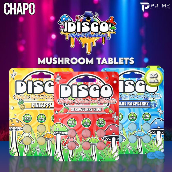 Disco Magic Mushroom Tablets 12G Features