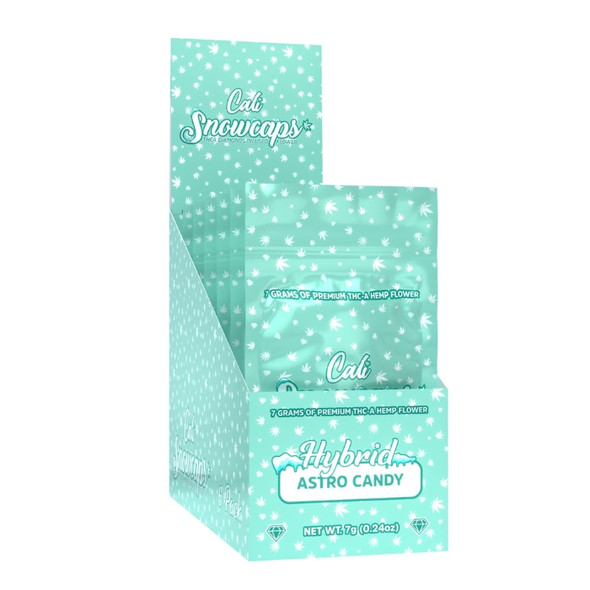 Cali Snow Caps THCA Flower 7G Astro Candy - Hybrid