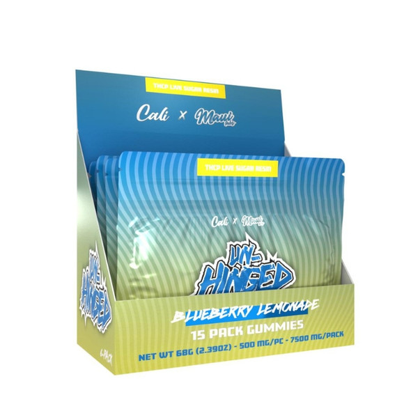 Cali Extrax x Maui Labs Unhinged THCP Gummies 7500MG Blueberry Lemonade