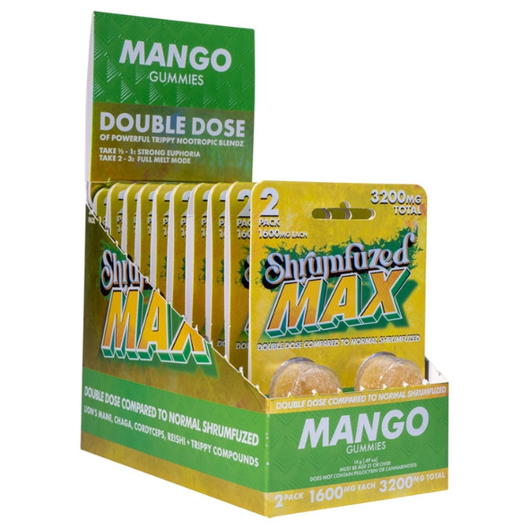 Shrumfuzed Max Mushroom Gummies 3200MG Mango