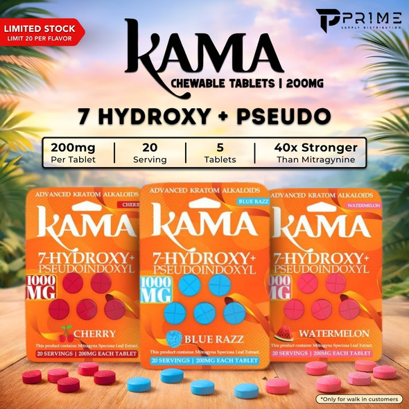 Kama 7 Hydroxy Tablets + Pseudoindoxyl 200MG Features